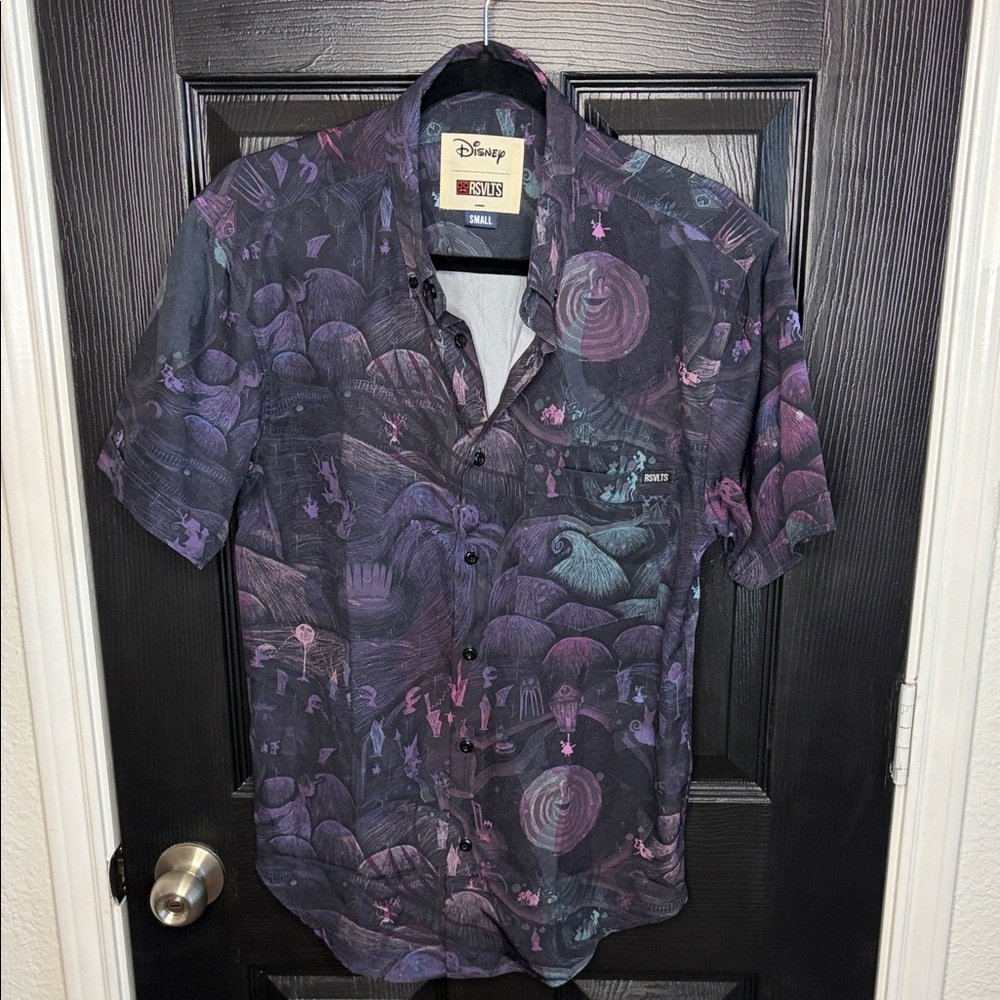 RSVLTS Nightmare Before Christmas scenery Shirt